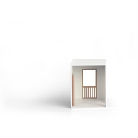 Maison de poupée design - Petite pièce - Blanc